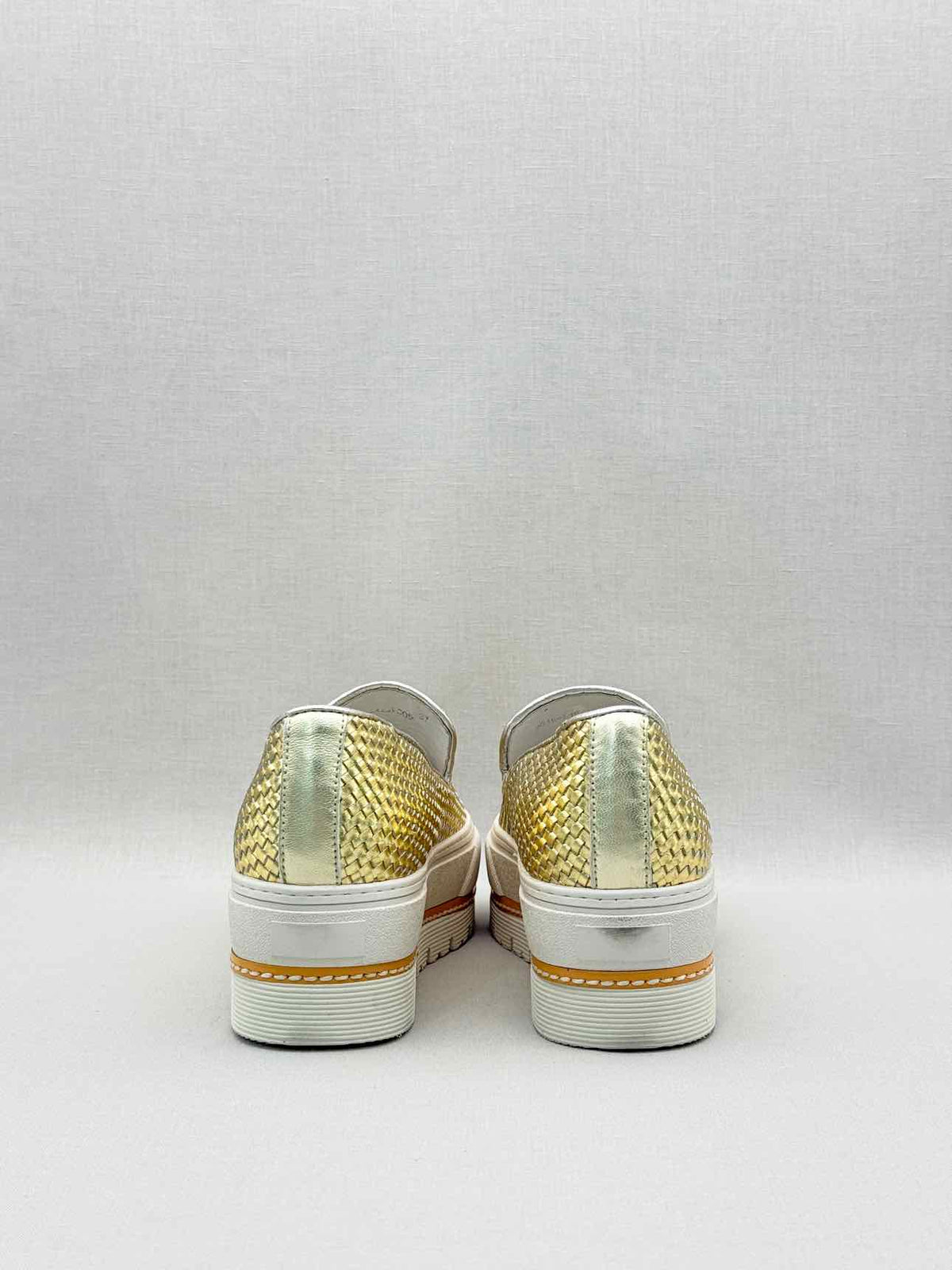 TEMPS D'ORAGE Metallic Gold Size EU 37 Platform