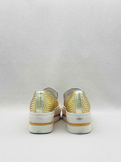 TEMPS D'ORAGE Metallic Gold Size EU 37 Platform