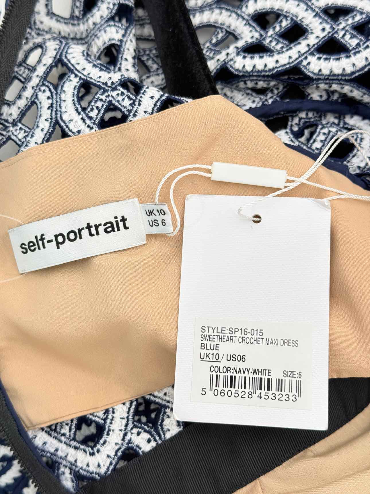 SELF-PORTRAIT Size US 6 Long Dress