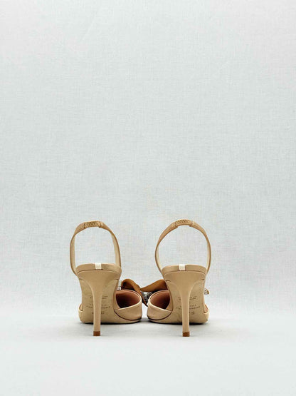 SJP Emmanuel Gold Size EU 39 Slingbacks