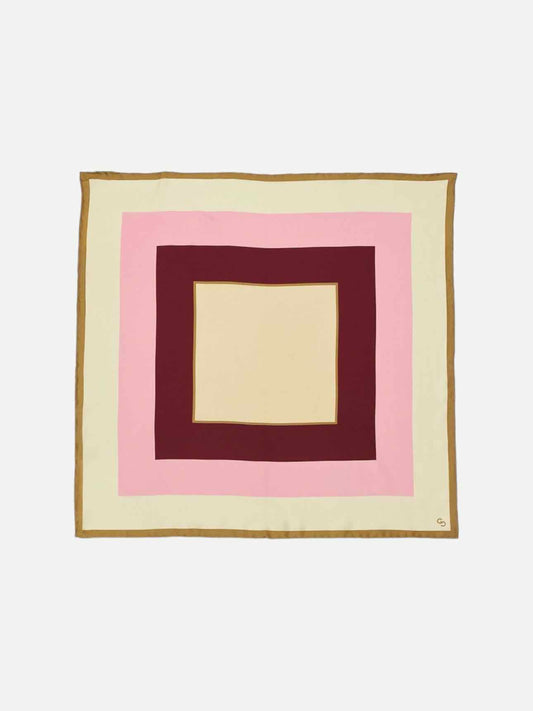 ST. JOHN Beige Multicolor Scarf
