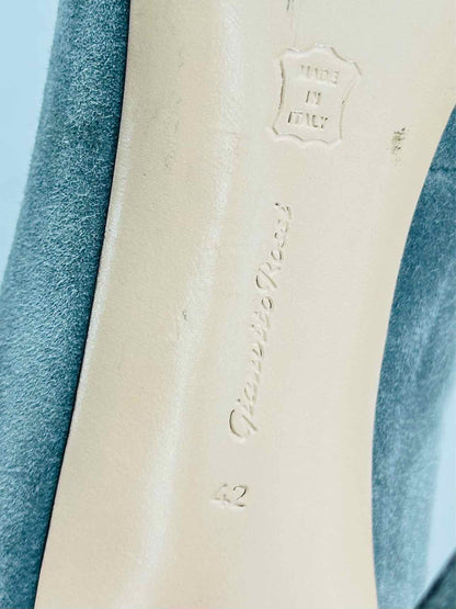 GIANVITO ROSSI Vamp Grey Size EU 42 Booties