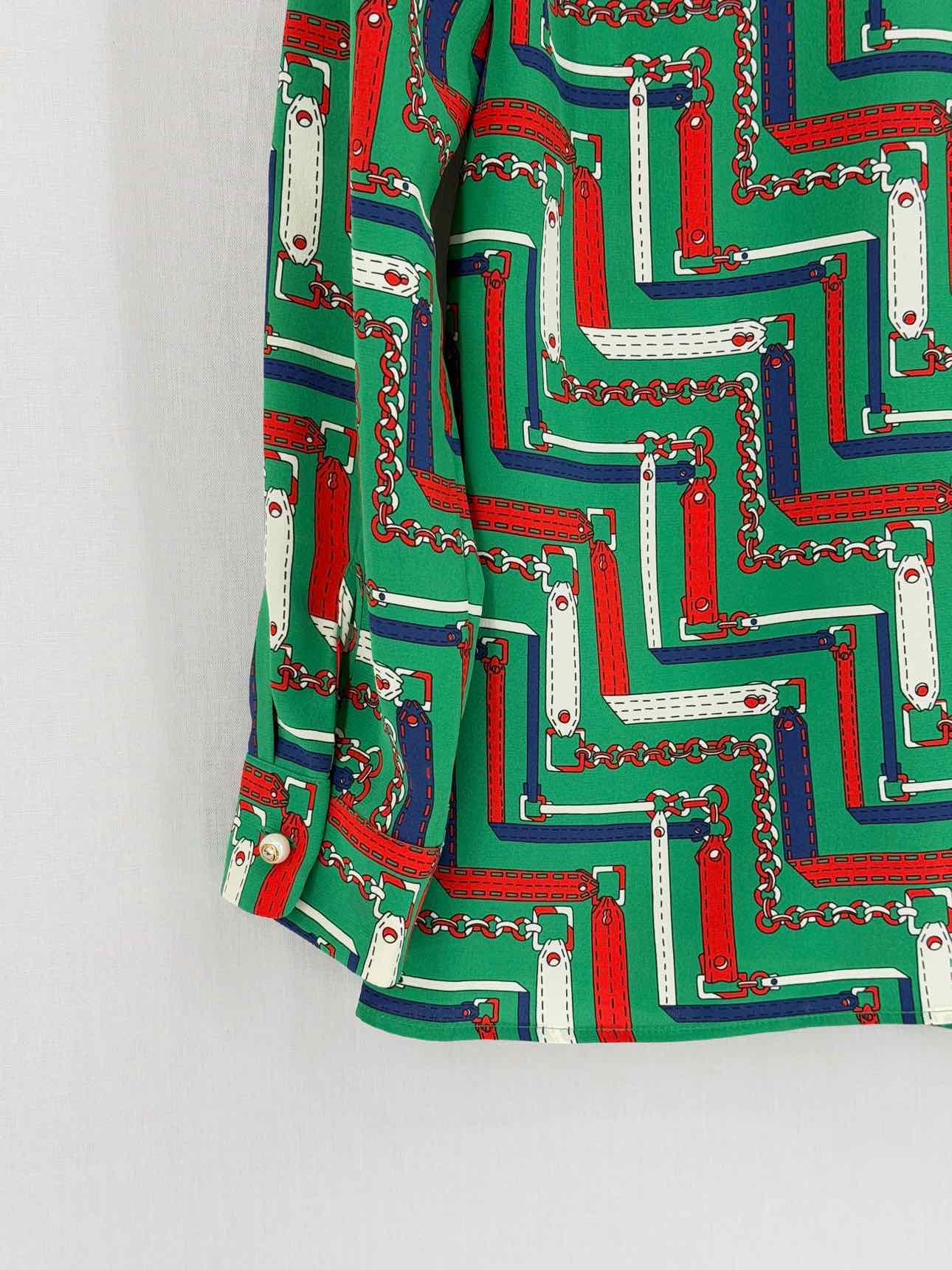 GUCCI Green Multicolor Printed Size US 6 Outfit Set