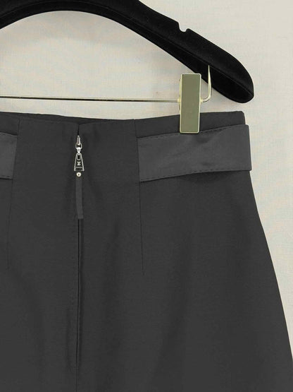 LOUIS VUITTON Black Size US 4 Mini Skirt