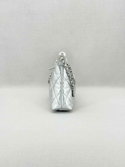 CHANEL Metallic Silver Hobo bag