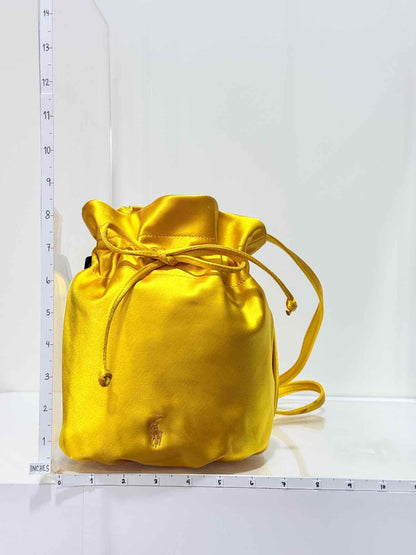 POLO RALPH LAUREN Big Pony Yellow Bucket Bag