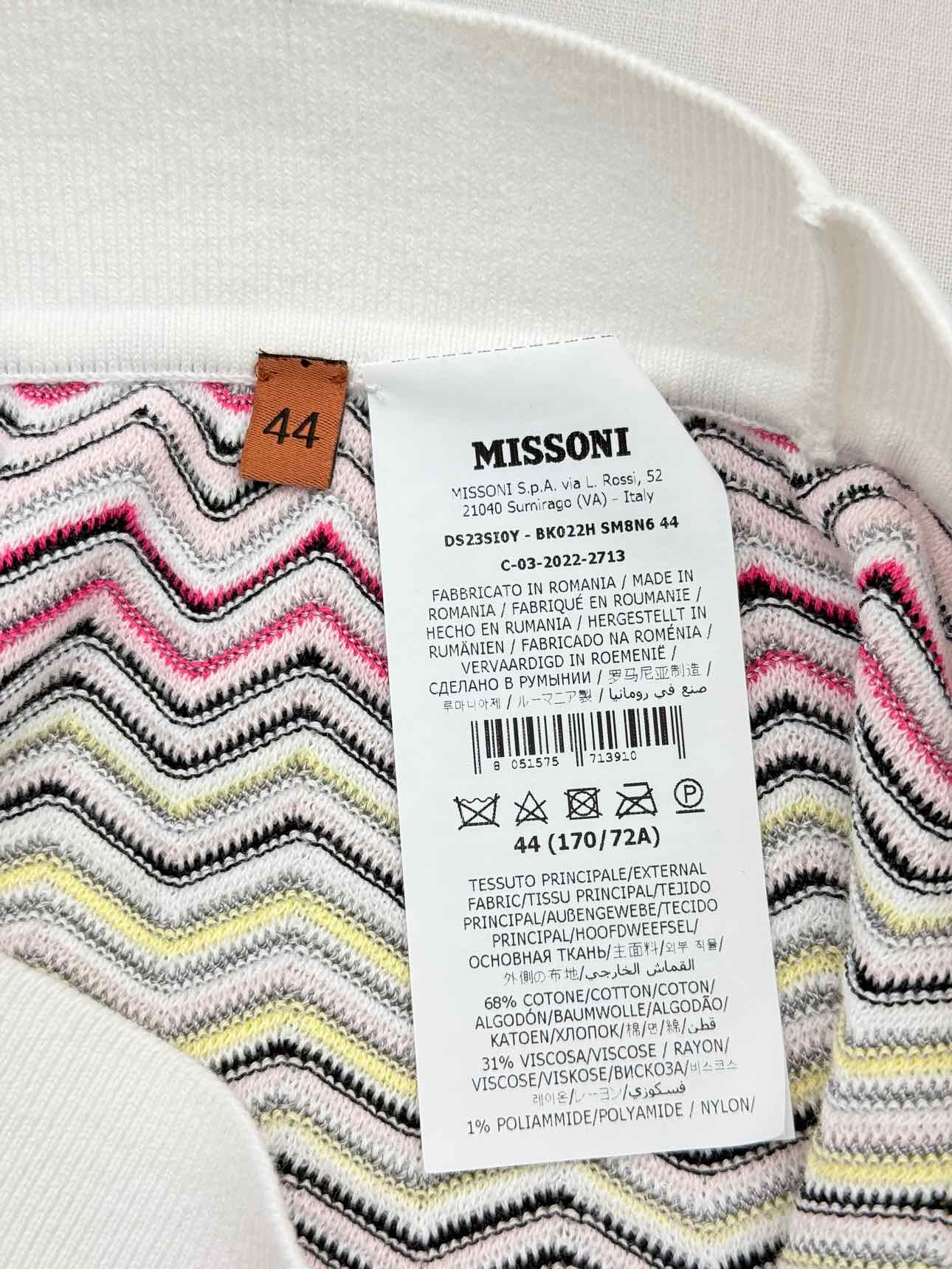 MISSONI White Multicolor Size US Large/8 Outfit Set