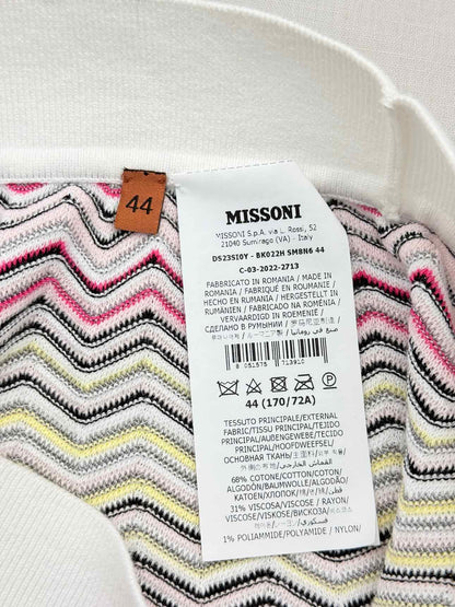 MISSONI White Multicolor Size US Large/8 Outfit Set