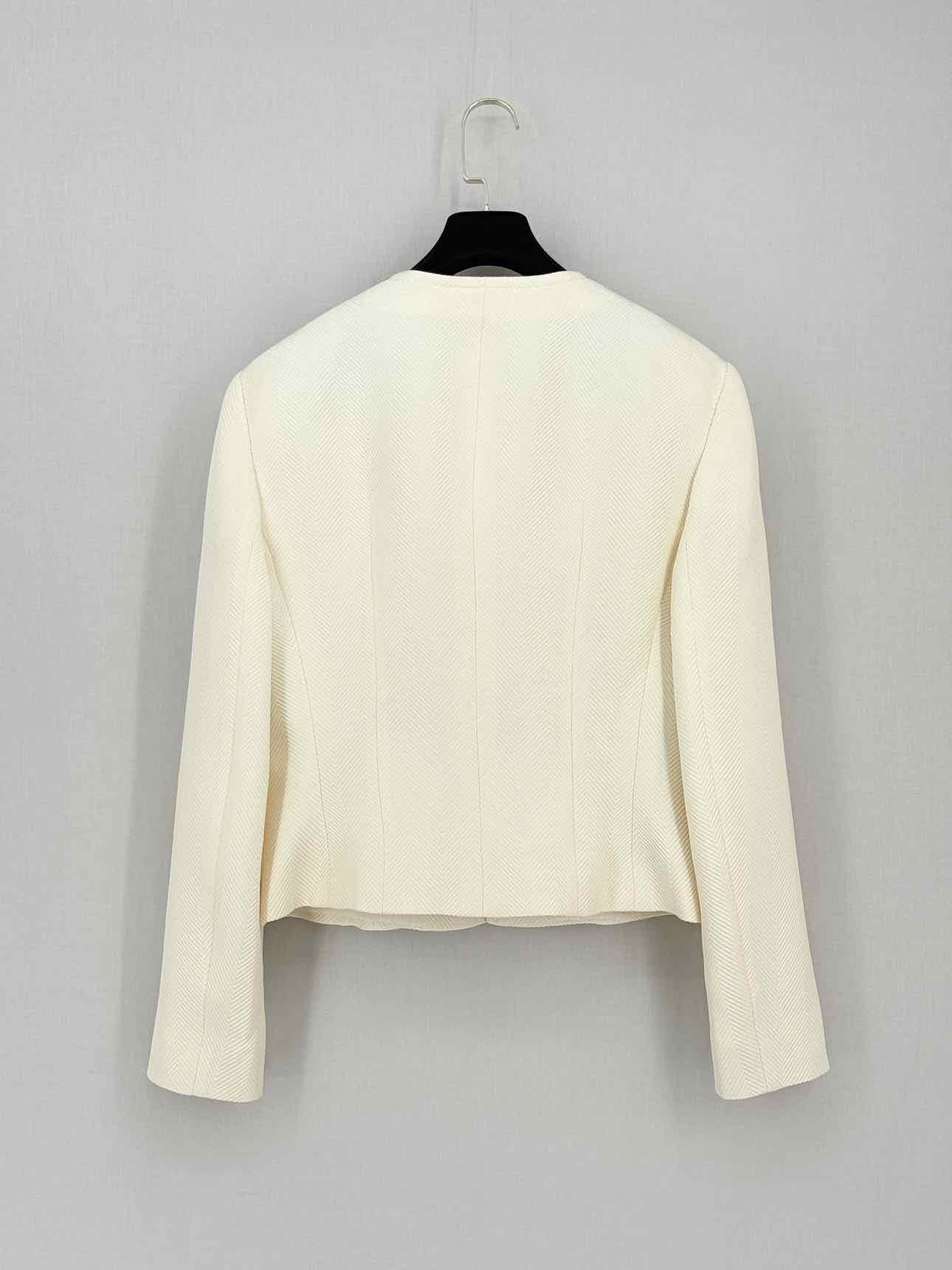 GIORGIO ARMANI Cream Jacquard Size US 8 Outfit Set