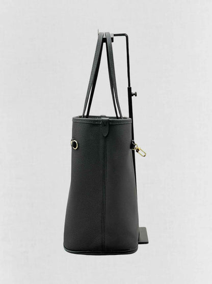 LOUIS VUITTON Brown & Black Monogram Tote Bag