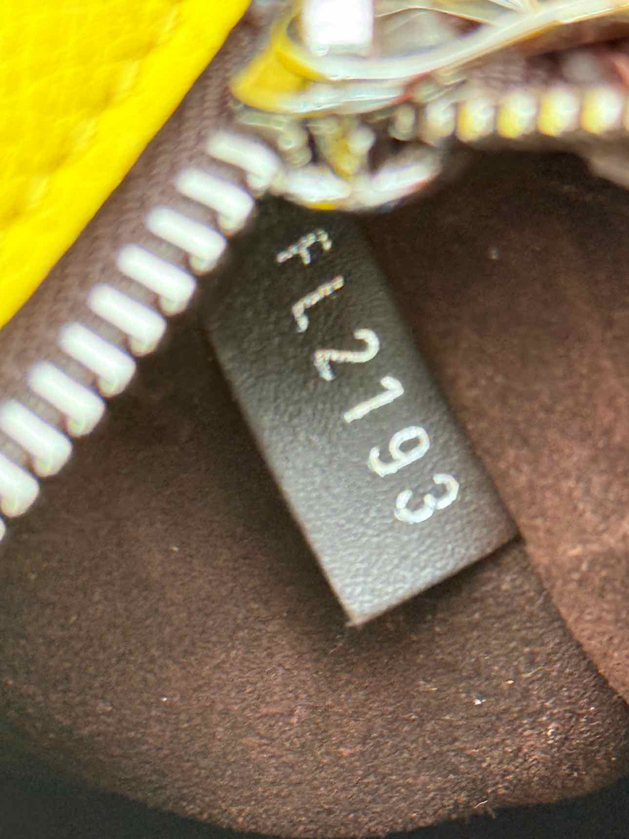 LOUIS VUITTON W Yellow Monogram Tote Bag