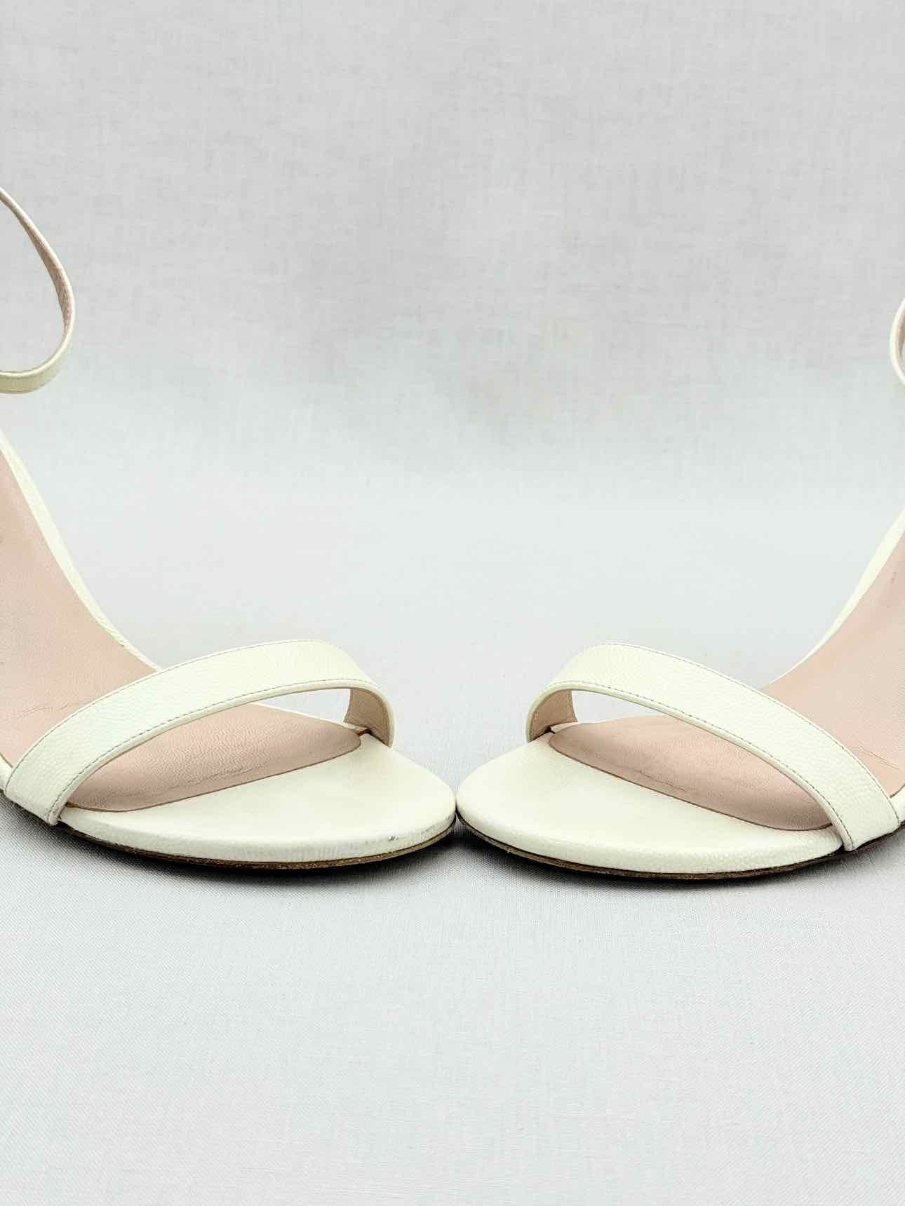 STUART WEITZMAN Cream Size EU 38 Heeled Sandals
