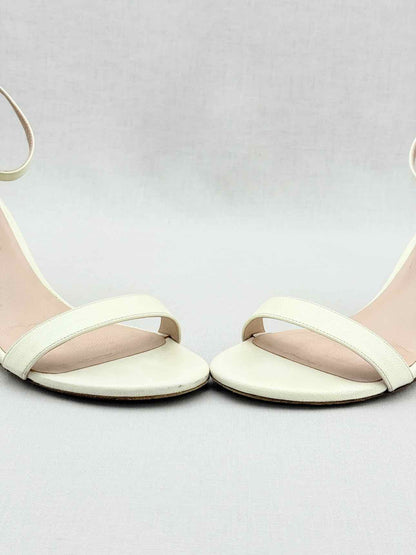 STUART WEITZMAN Cream Size EU 38 Heeled Sandals