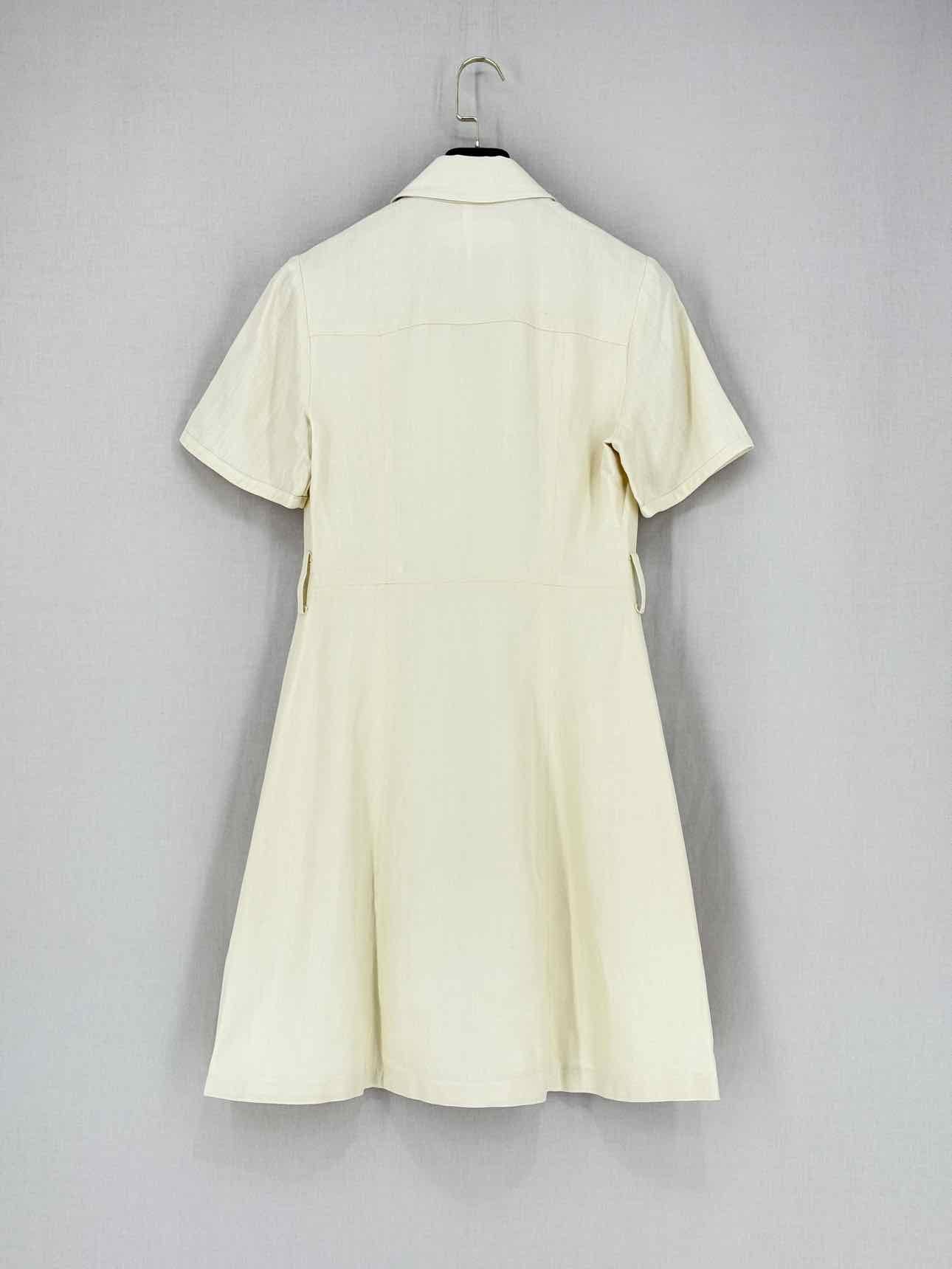 VICTORIA BECKHAM Cream Size US 6 Knee Length Dress