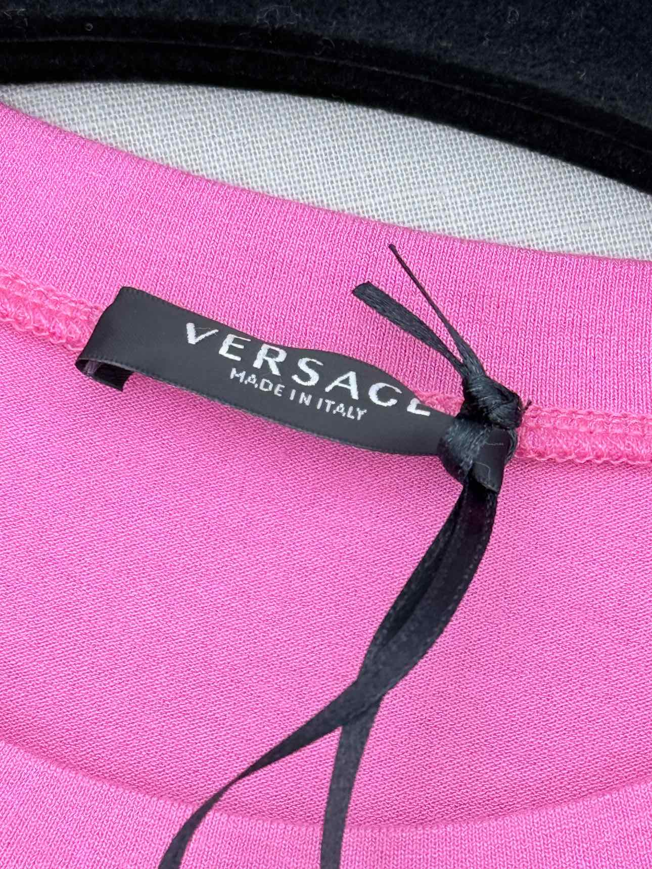 VERSACE Pink Size US 0 T-shirt