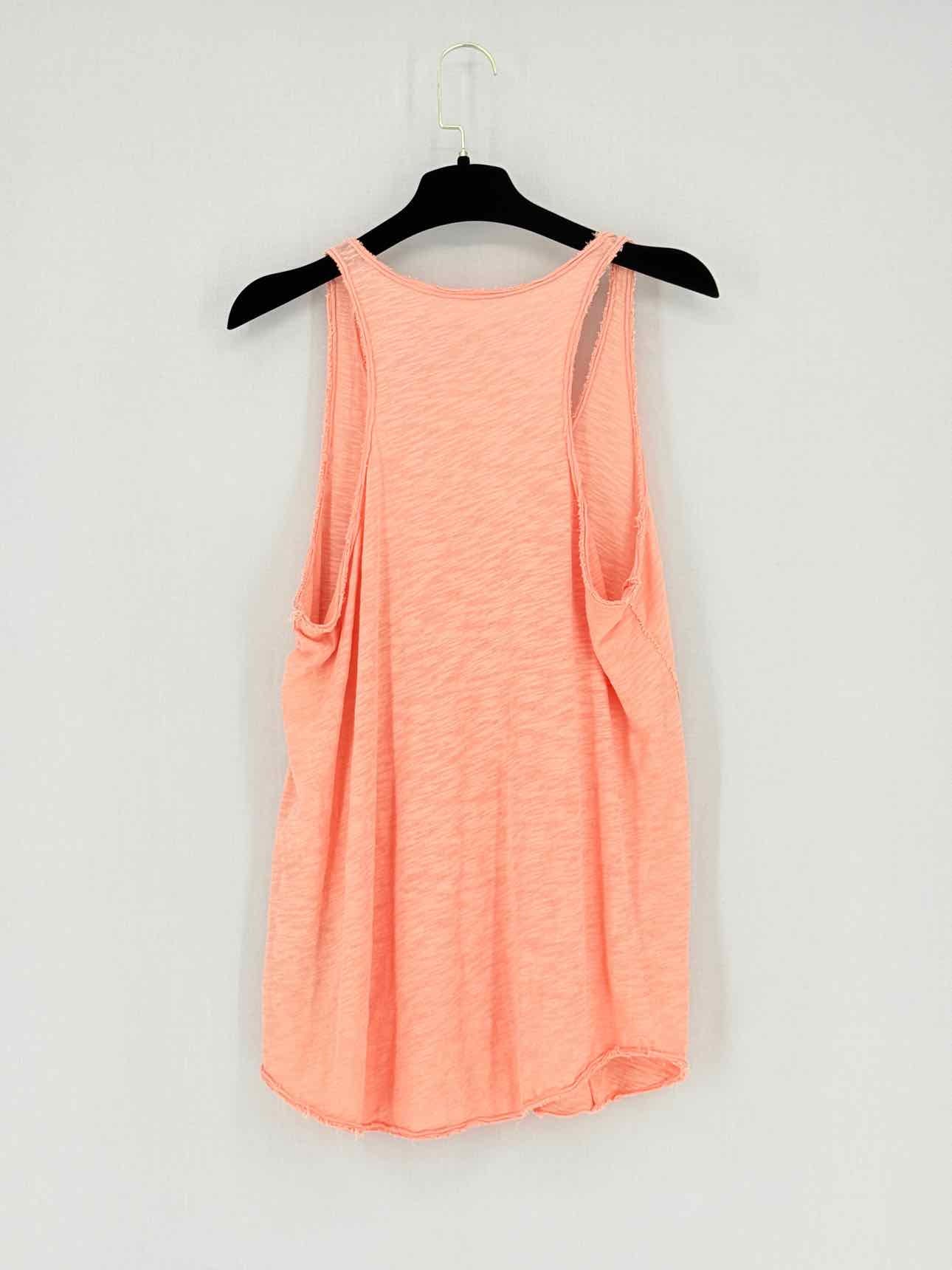 ZADIG & VOLTAIRE Hilda Flamme Peach Size Large Top