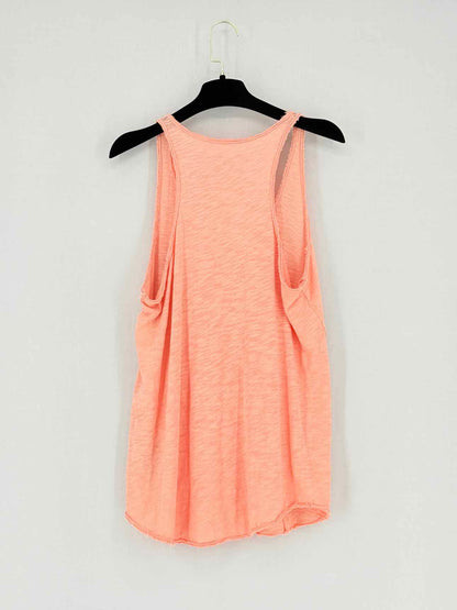 ZADIG & VOLTAIRE Hilda Flamme Peach Size Large Top
