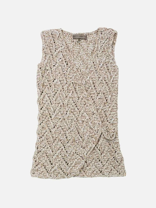 ERMANNO SCERVINO Knit Beige Top