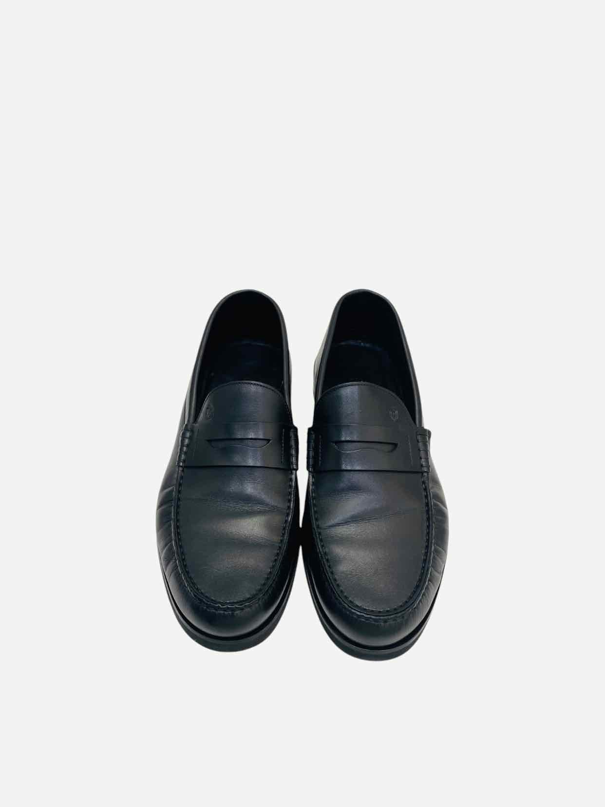 MENGLORIA Classic Black Loafers 43