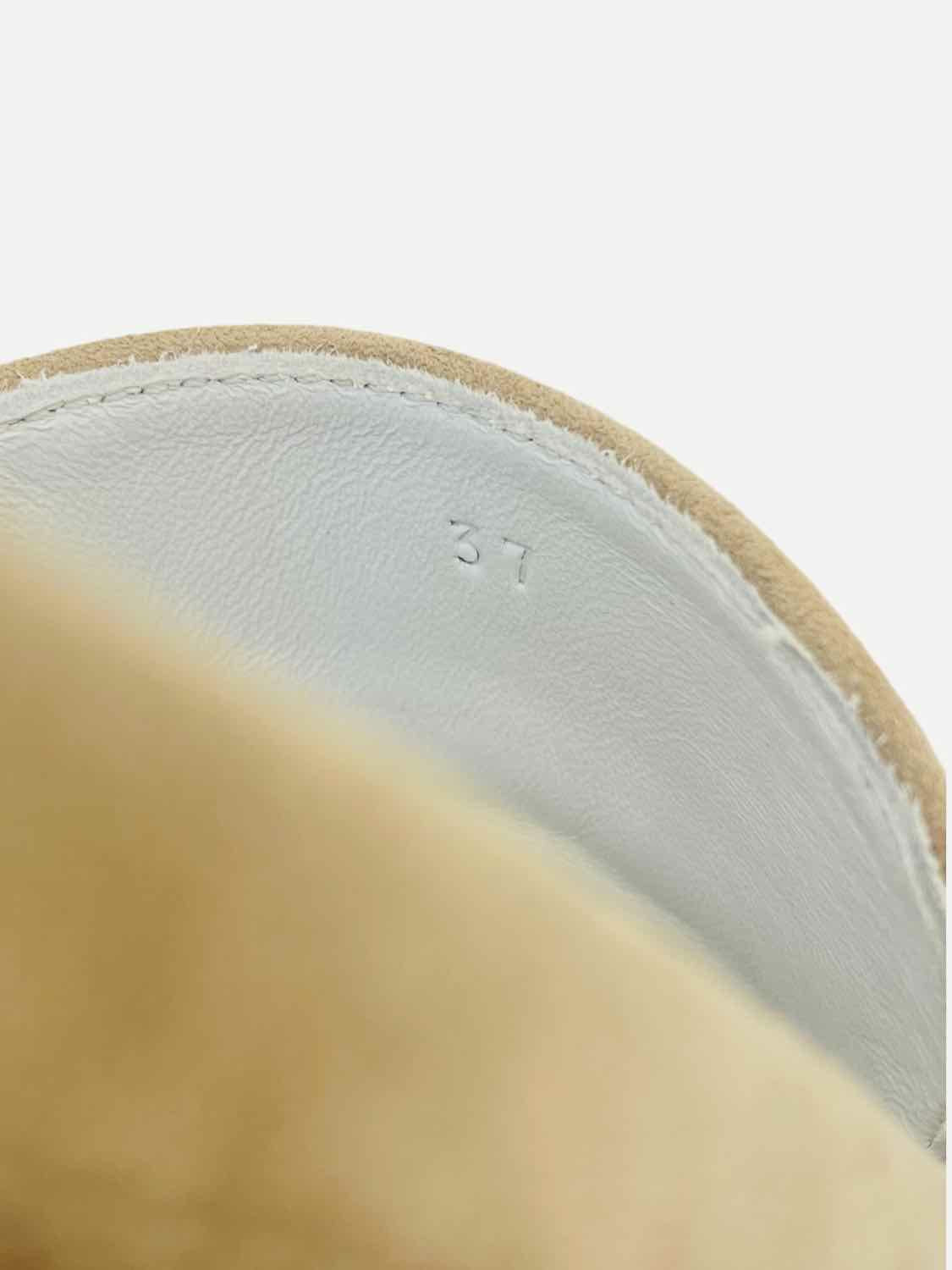 HERMES Game Slip-On Beige Size EU 37 Sneakers