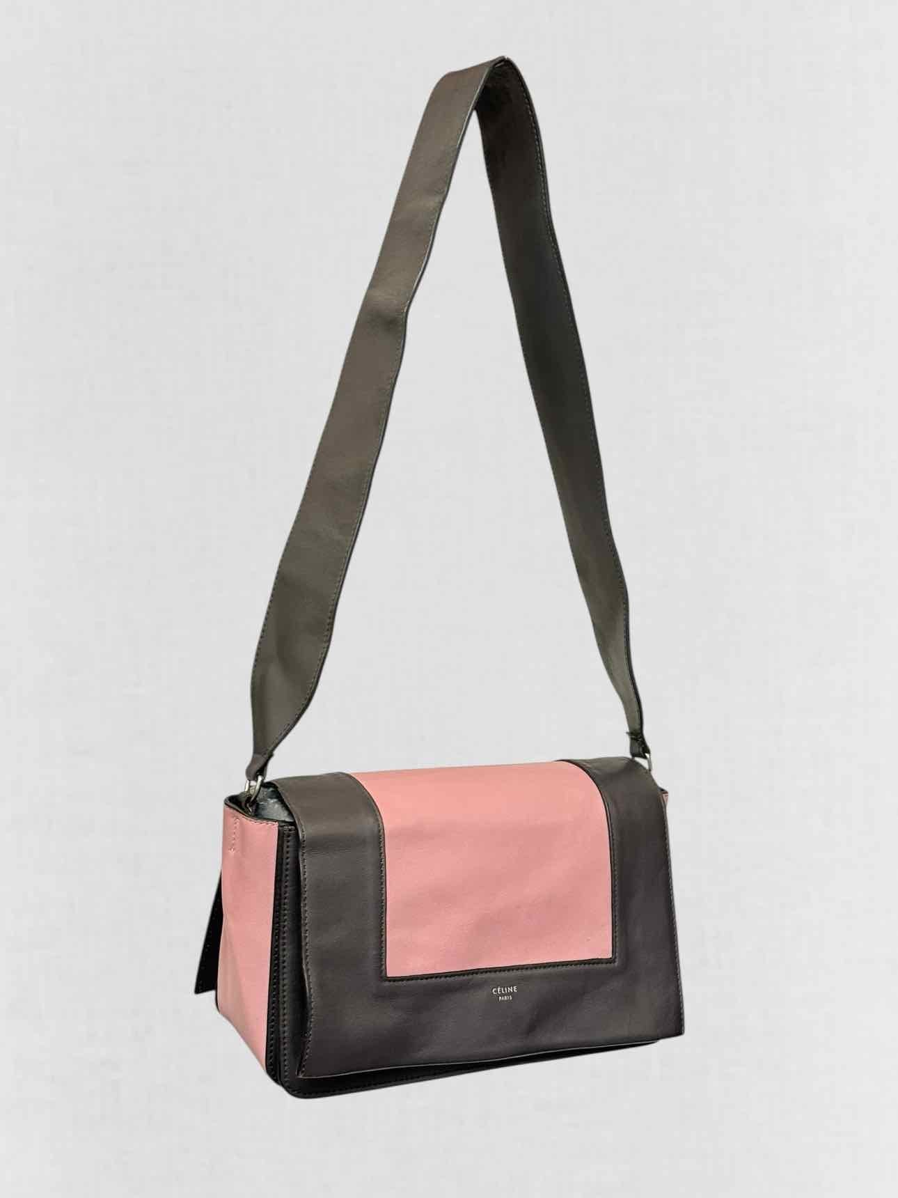 CELINE Grey & Pink Crossbody