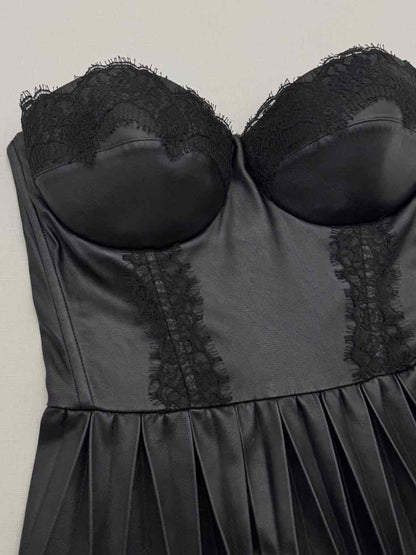 ELISABETTA FRANCHI Black Size US 8 Midi Dress