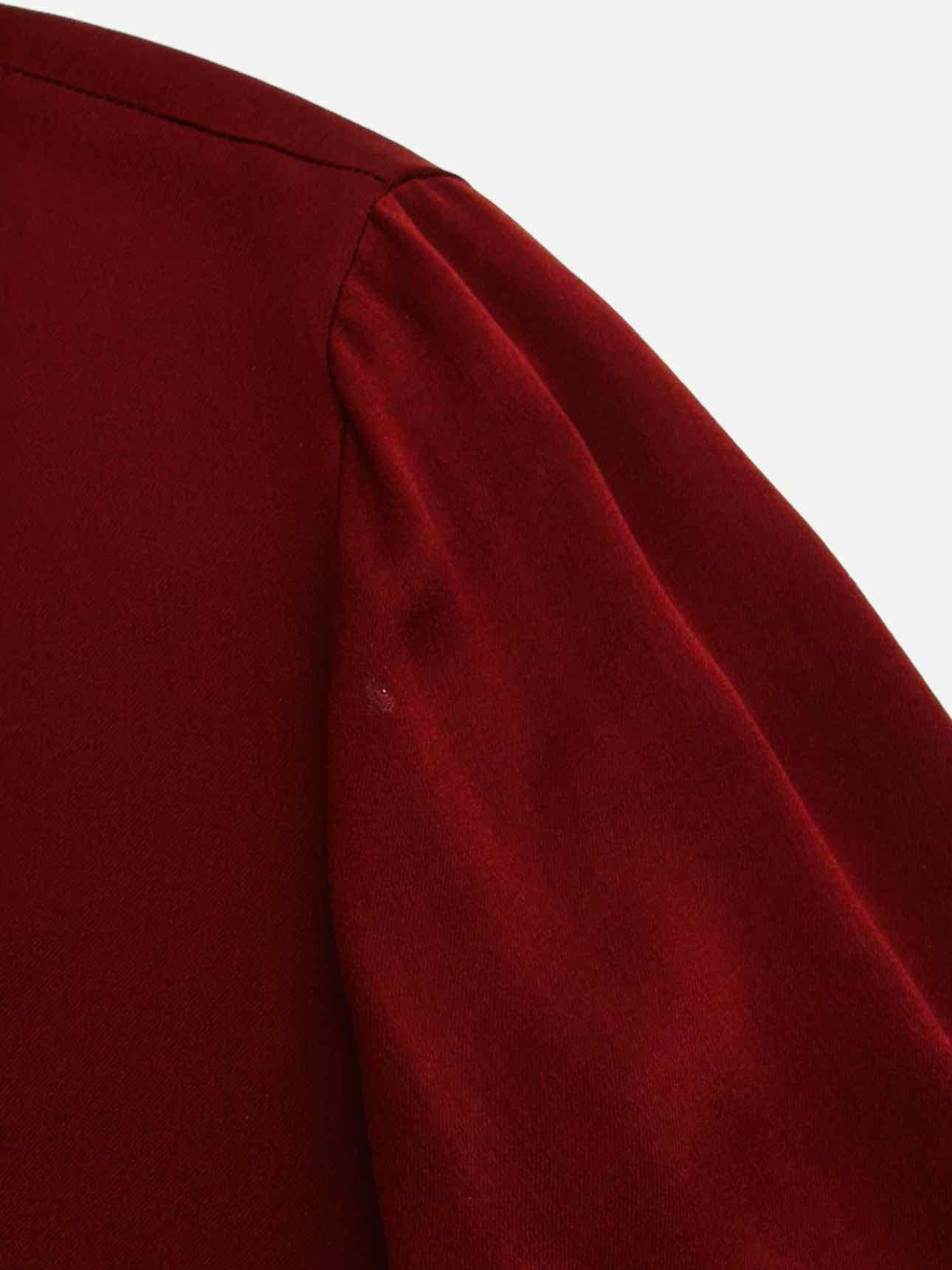 MAX MARA Oversized Burgundy Top