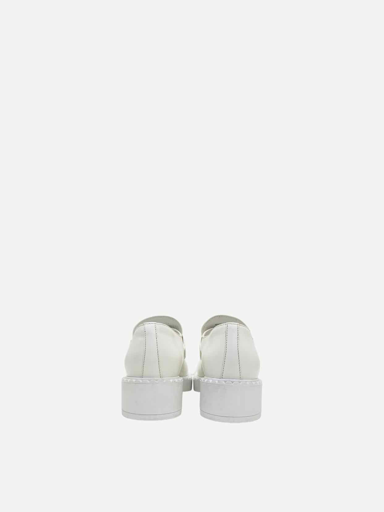 PRADA Slip On White Loafers