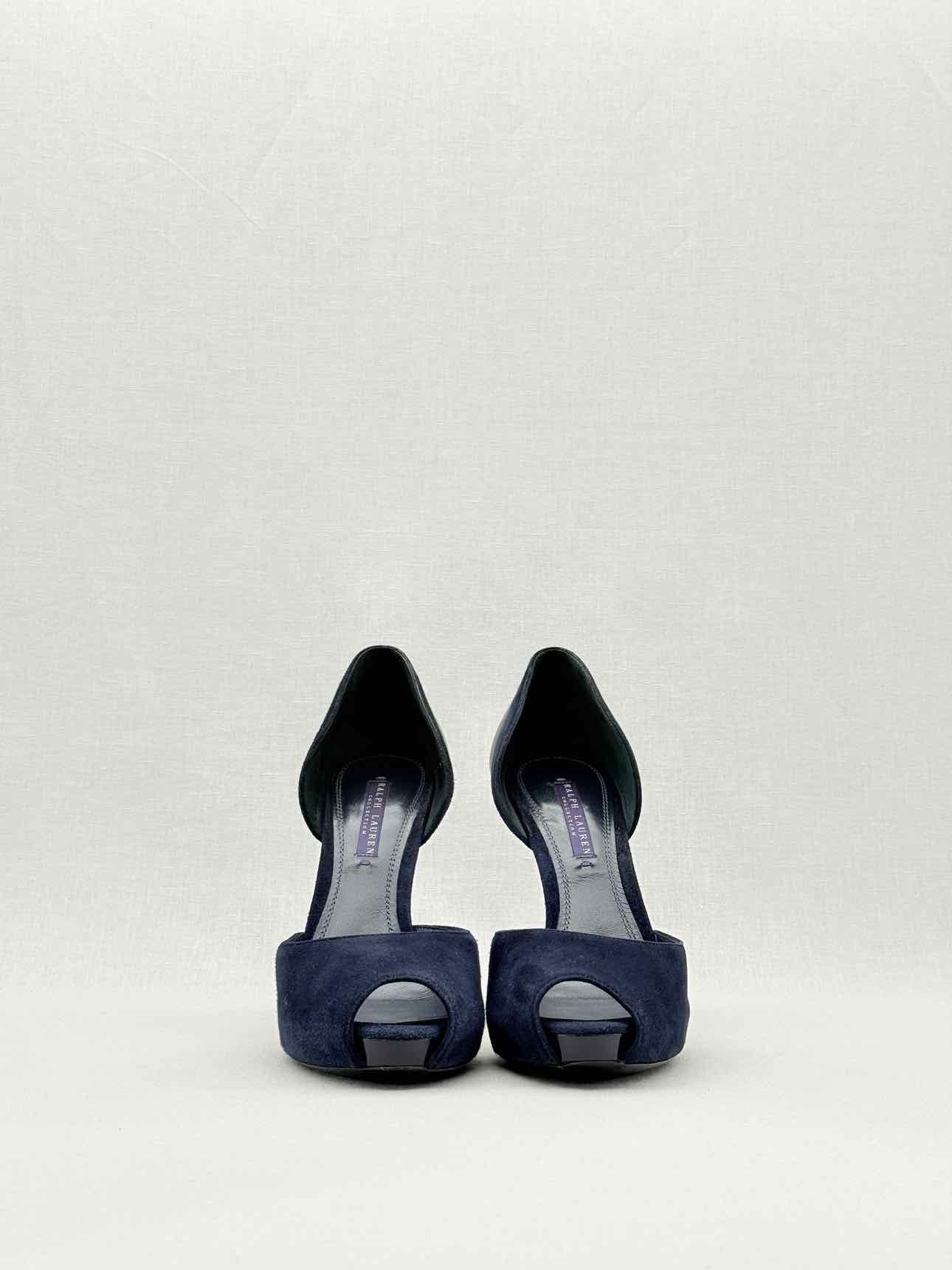 RALPH LAUREN COLLECTION D'Orsay Blue Size EU 40 Pumps