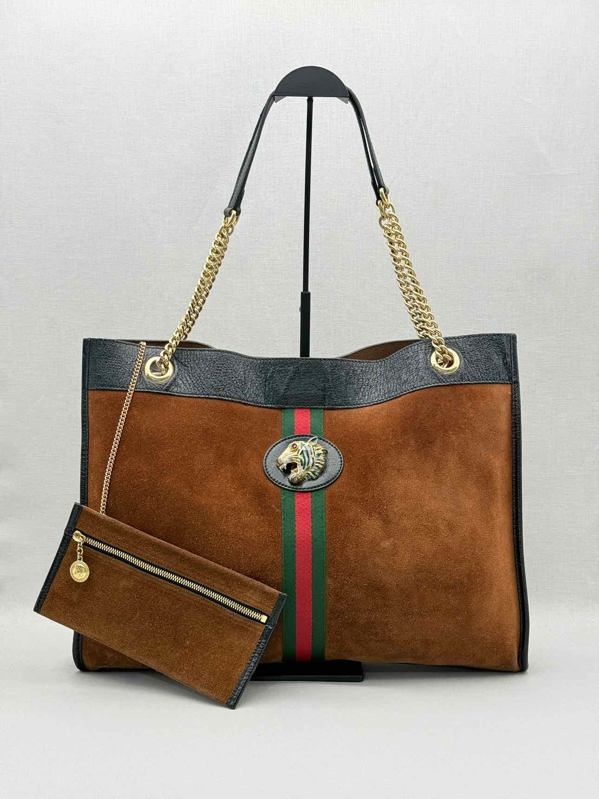 GUCCI Rajah Brown Shoulder Bag