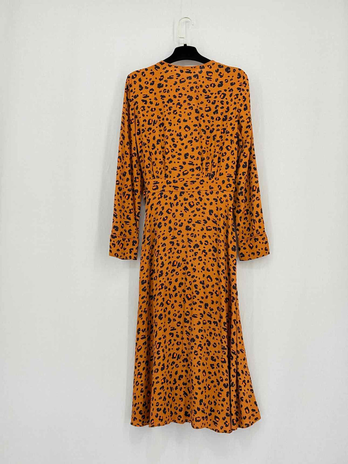 & OTHER STORIES Black & Yellow Size US 4 Midi Dress