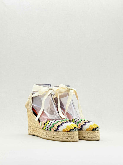 CASTANER X MISSONI Beige Multicolor Size EU 40 Wedges