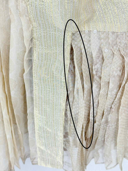 ROBERTO CAVALLI Off-white Size US 2 Short Dress
