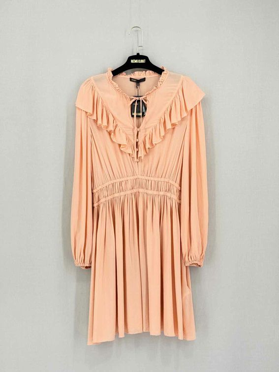 MAJE Riava Peach Size US 8 Short Dress