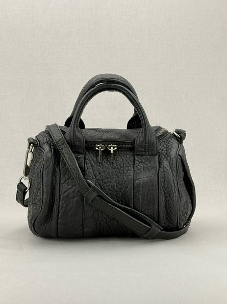 ALEXANDER WANG Rocky Black Top Handle