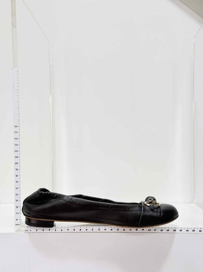 GUCCI Scrunch Black Size EU 37 Ballet Flats