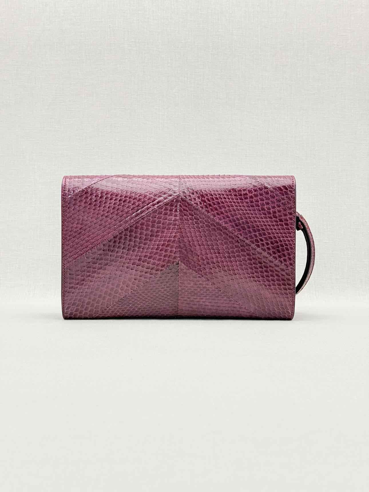 JIMMY CHOO Alara Burgundy Clutch