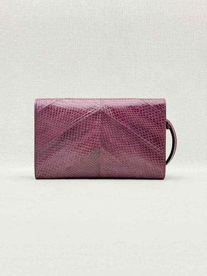 JIMMY CHOO Alara Burgundy Clutch
