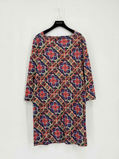 HERMES Size US 10 Knee Length Dress