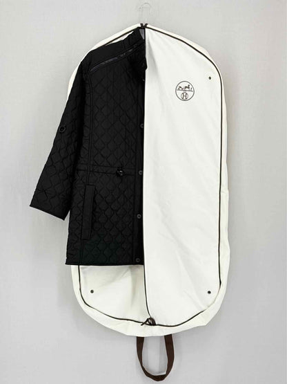 HERMES Black Quilted Size US 2 Coat