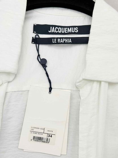 JACQUEMUS Bahia White Size US 2 Short Dress