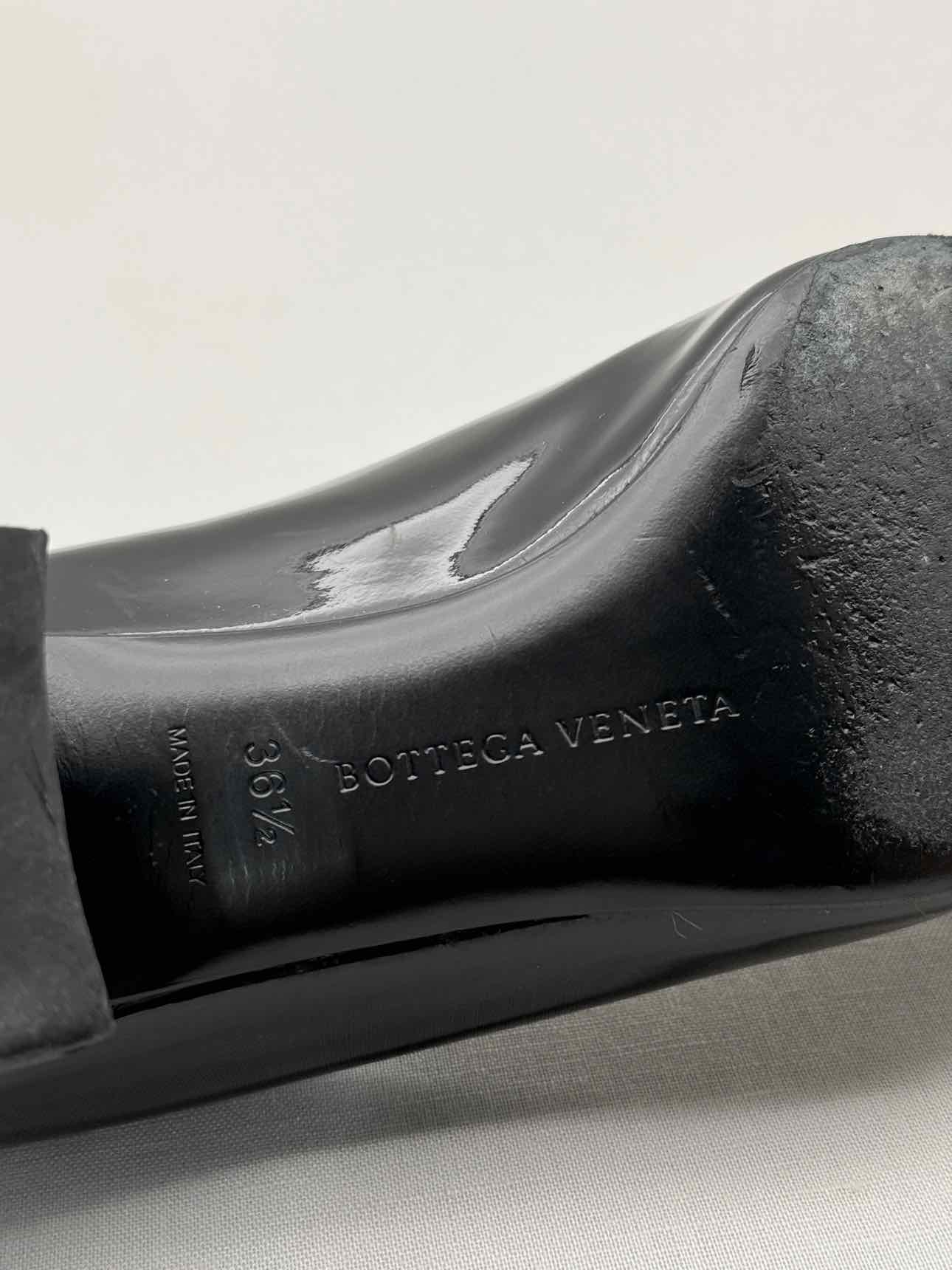 BOTTEGA VENETA Black Woven Size EU 36.5 Pumps
