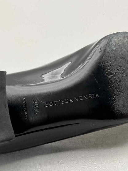 BOTTEGA VENETA Black Woven Size EU 36.5 Pumps