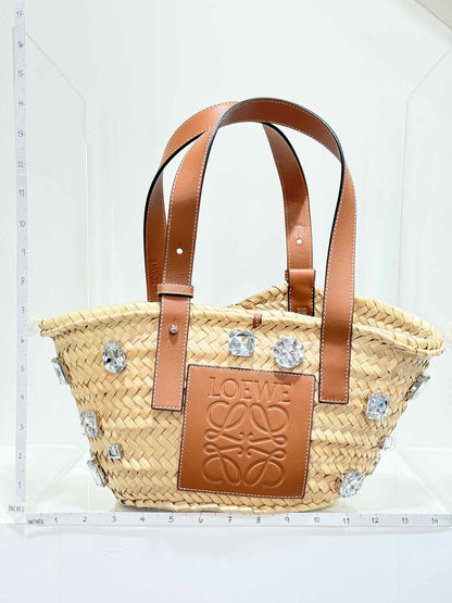 LOEWE Basket Stones Natural Tan Tote Bag