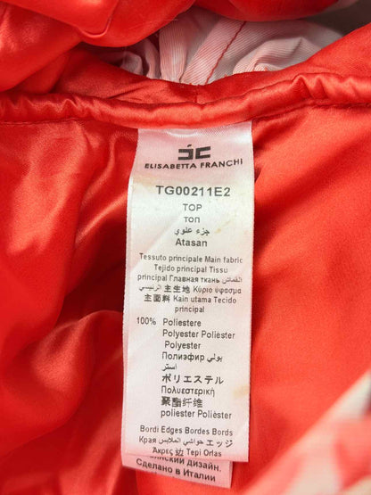 ELISABETTA FRANCHI Red & White Size US 6 Outfit Set