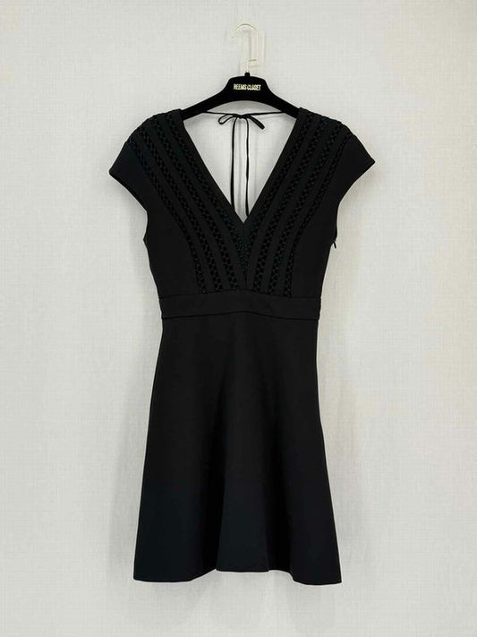 SANDRO Black Size US 2 Short Dress