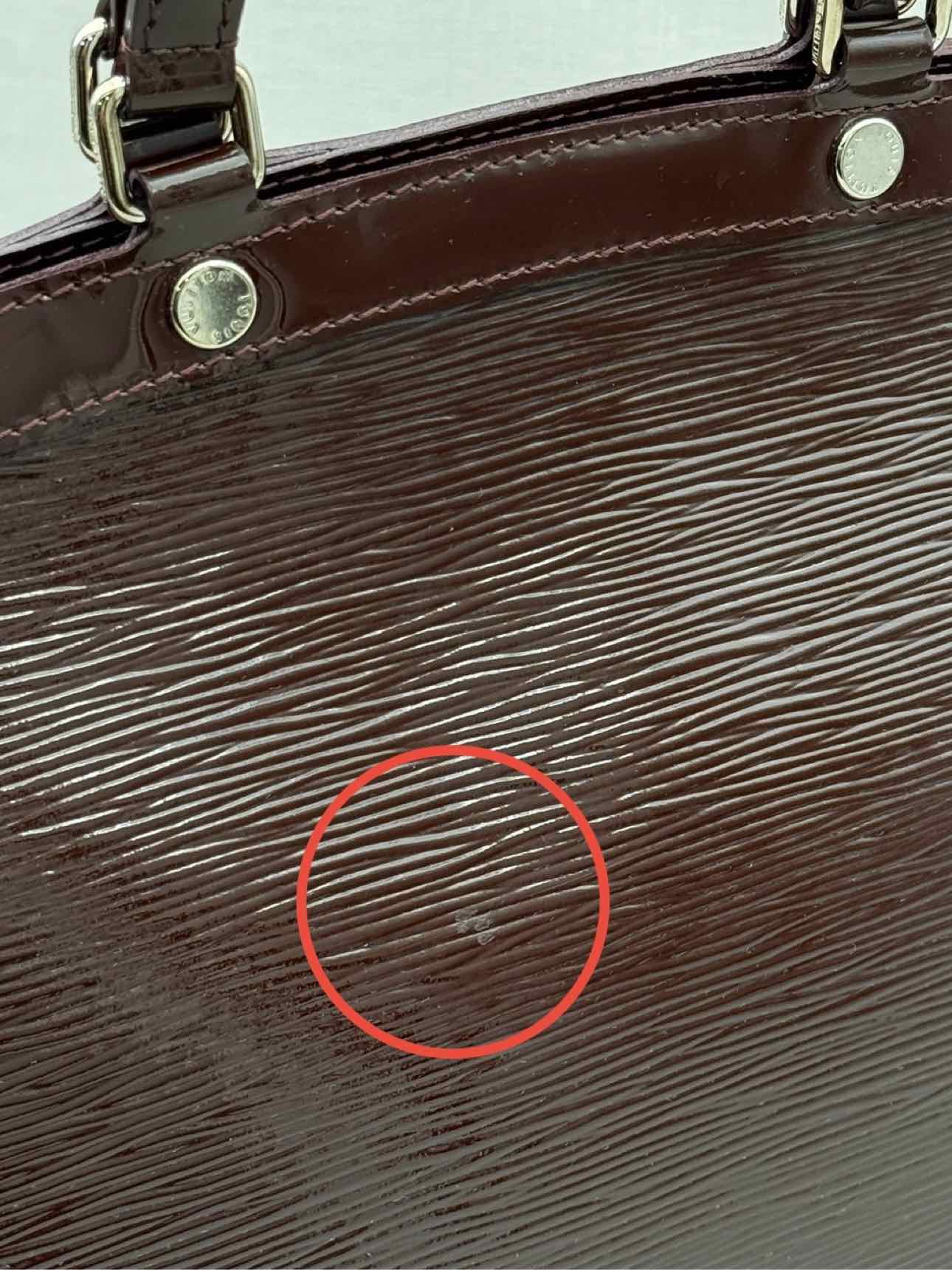 LOUIS VUITTON Brea Burgundy Top Handle