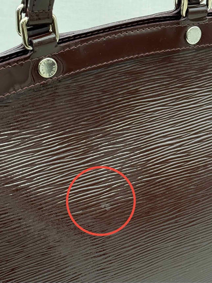 LOUIS VUITTON Brea Burgundy Top Handle