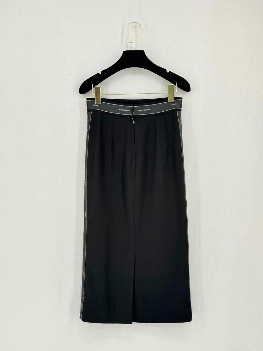 DOLCE & GABBANA Black Size US 2 Midi Skirt