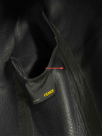 FENDI Zip Front Black Size US 2 Jacket